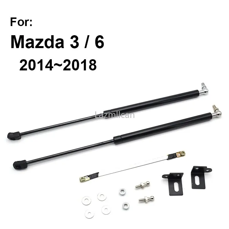 Lift Support For Mazda 3 6 M3 M6 2014-2016 2017 2018 19 Hydraulic Rod Front Hood Engine Cover  Gas Strut Spring Bar Accessories