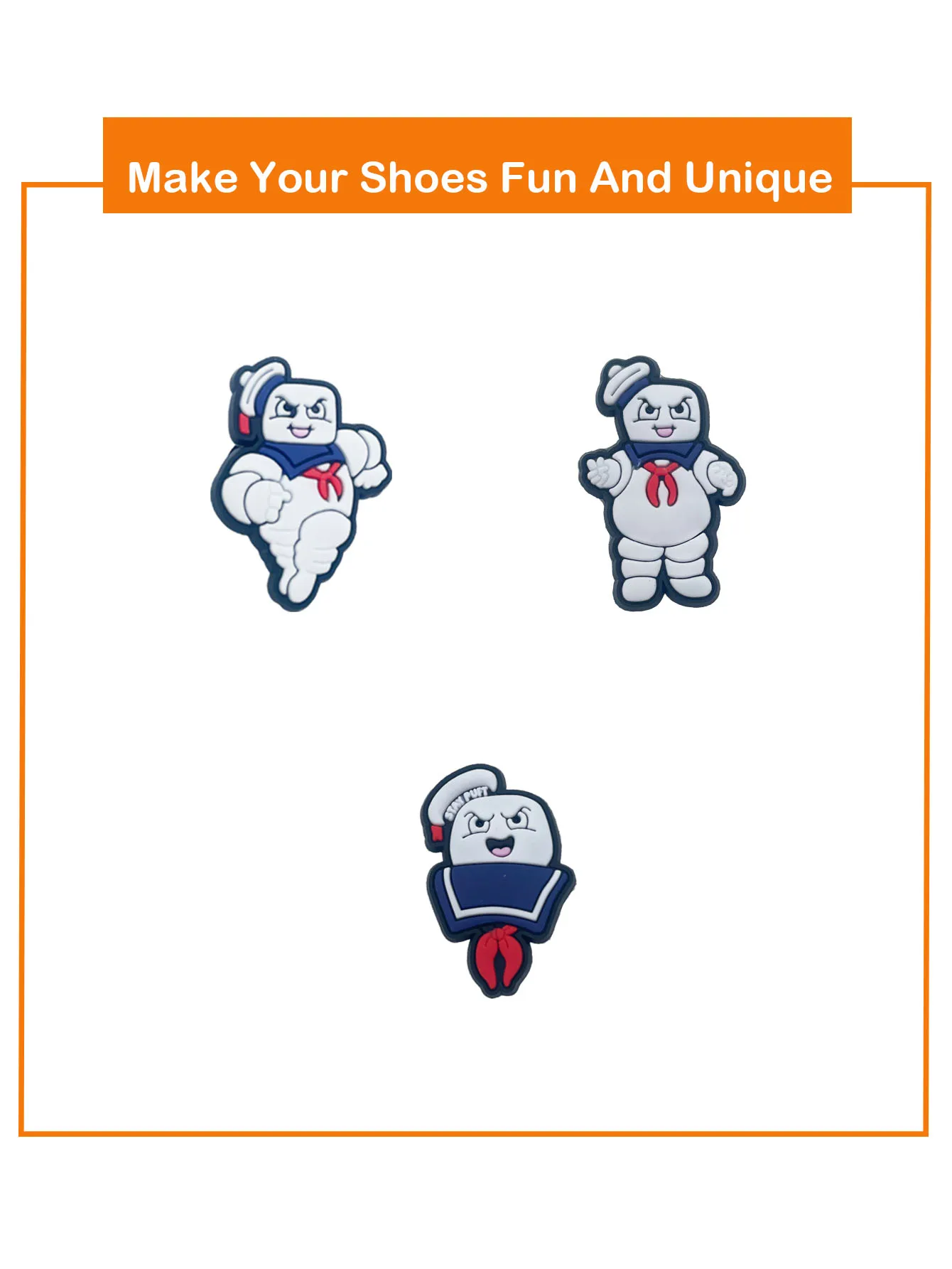 13Pcs Ghost Series Shoe Charms For Shoe Key Chain Sandals Beach Bags, PVC DIY Shoe Decorations Charms For Premium Quality