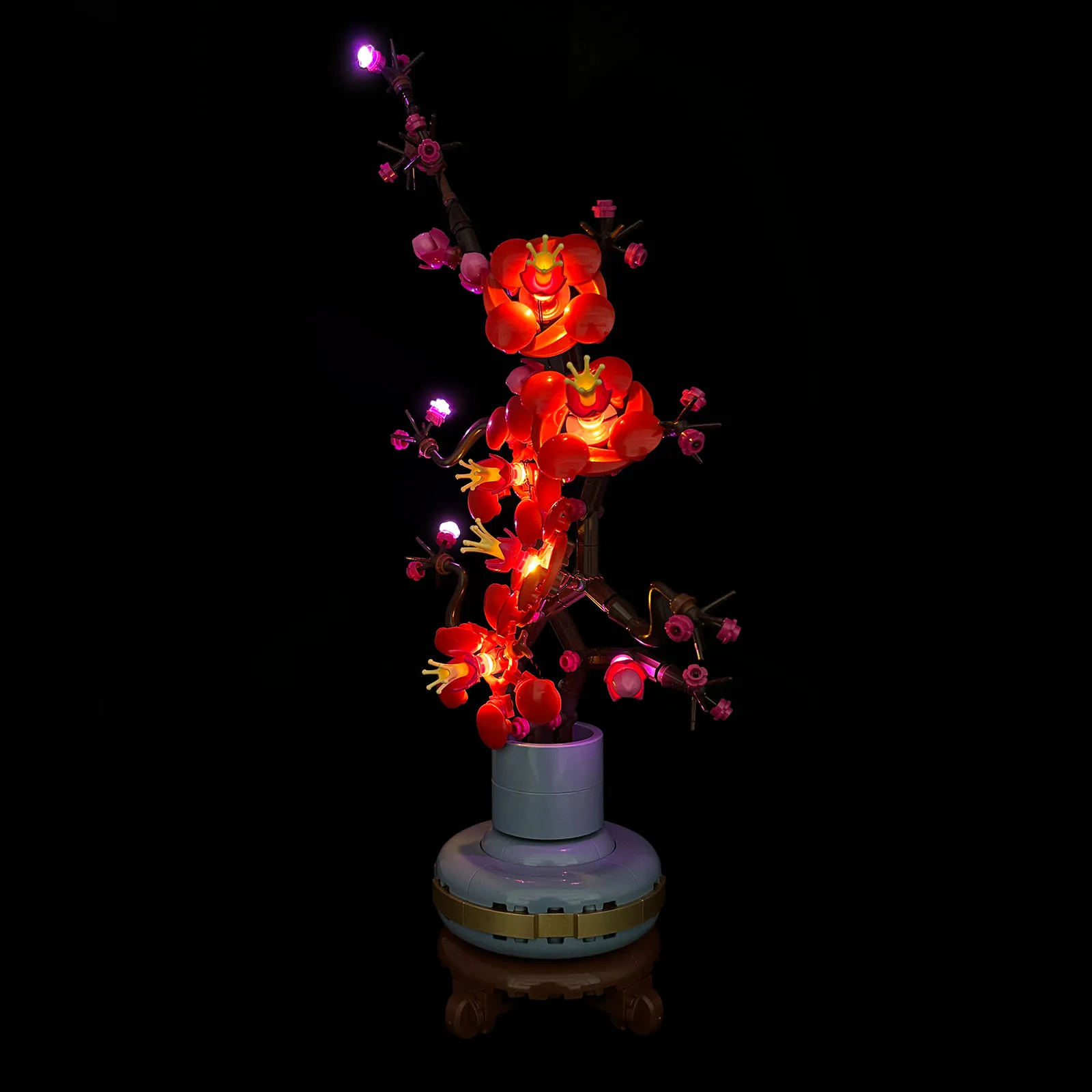 

Светодиодное освещение LYBMTWF для Icons Botanical 10369, декоративная лампа с цветком сливы, светящиеся строительные блоки (блоки в комплект не входят)