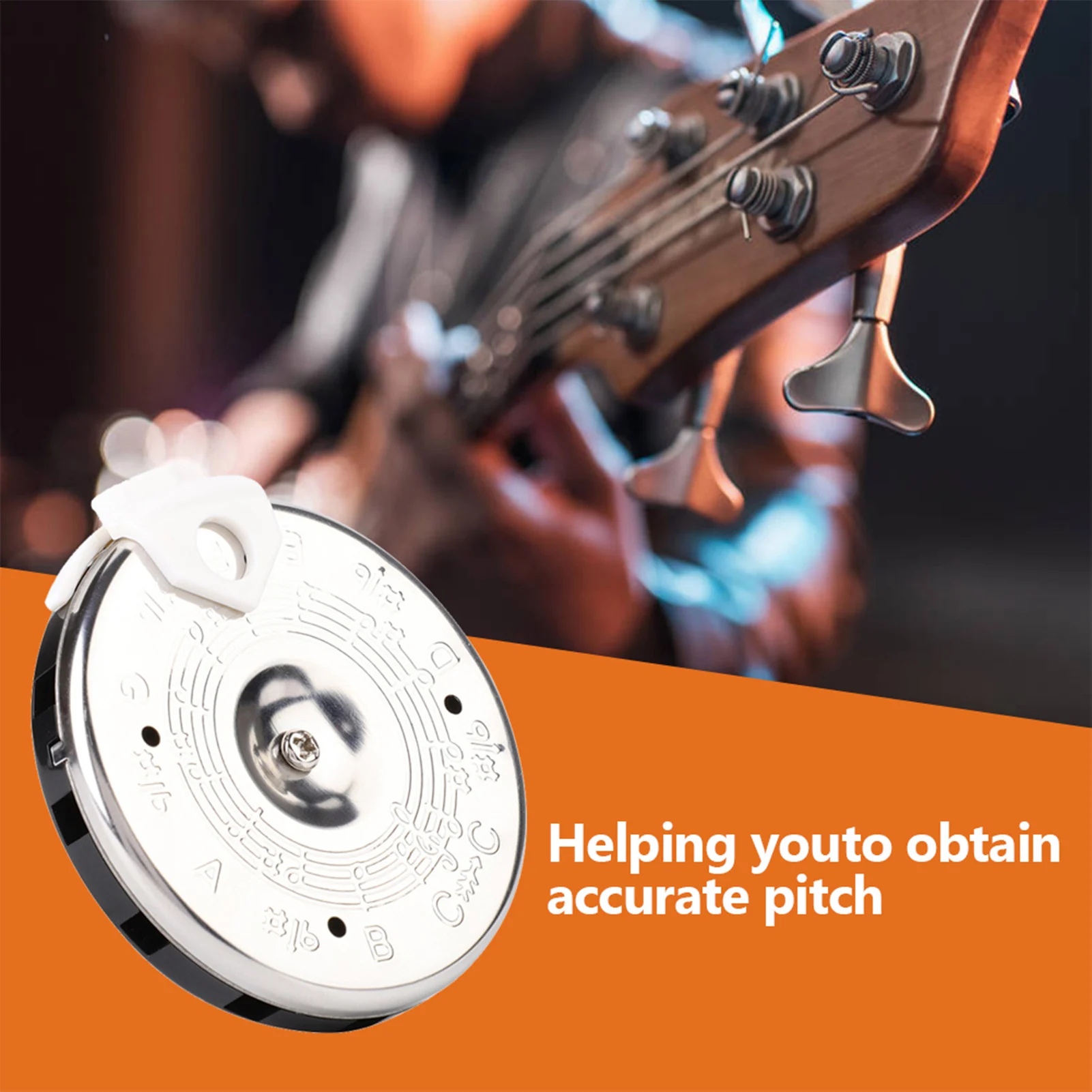 

Chromatic C-C Pitch Pipe Chromatic Tuner Sensitive Chromatic 13 Pitch Pipe Tuner C-C Tuning Tool with Case Instrument Accessory