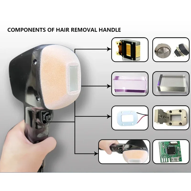 

Устройство для лазерной эпиляции emttneo 2025, диодный лазер Nd yag 755 808 1064 нм, точка льда, безболезненная машина для постоянной эпиляции