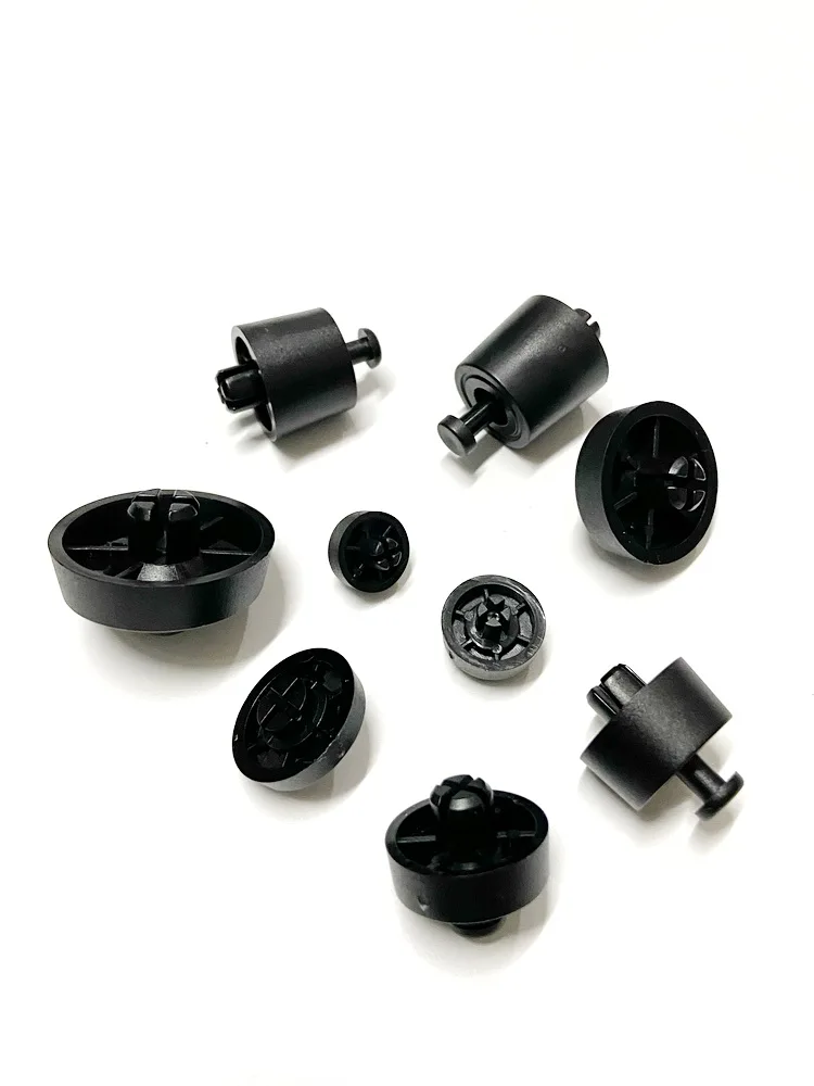 Screw Free Installation Of Black Hard Plastic Pin Foot Pads For Small Furniture Cabinets Boxes Chassis Electrical Legs