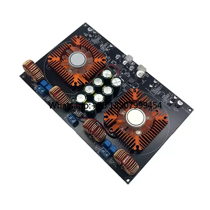TPA3255 Digital Class D Dual-Core High-Power 2.0 Amplifier Board (Air-Cooled) 600W+600W