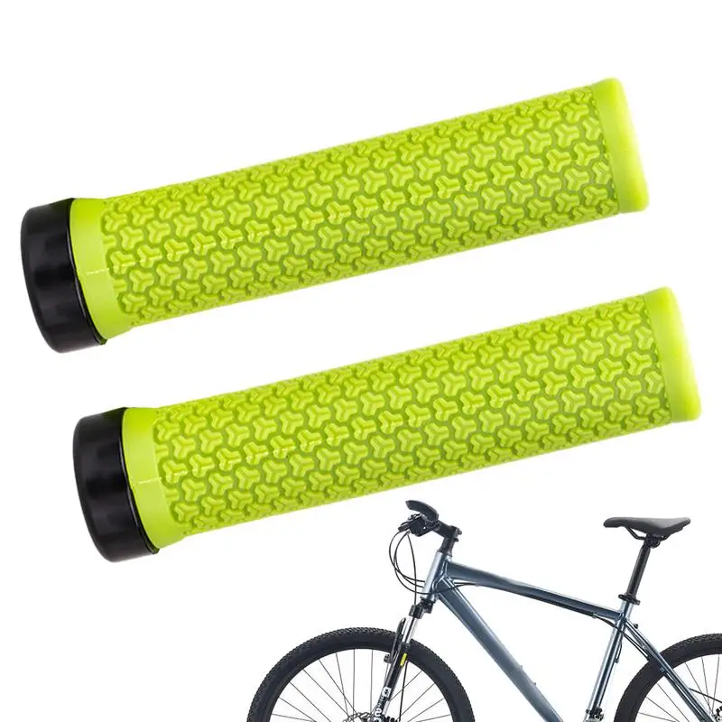 Bike Handle Grips Bicycle Hand Grips For Handlebar Lock-On Grip Cover For Bike And Bicycle Comfort Hand Grip Anti-Slip Bike