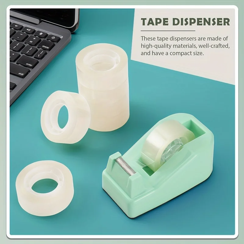 Green Desktop Tape Dispenser, Pink Desktop Tape Dispenser, Natal e presente Thanksgiving