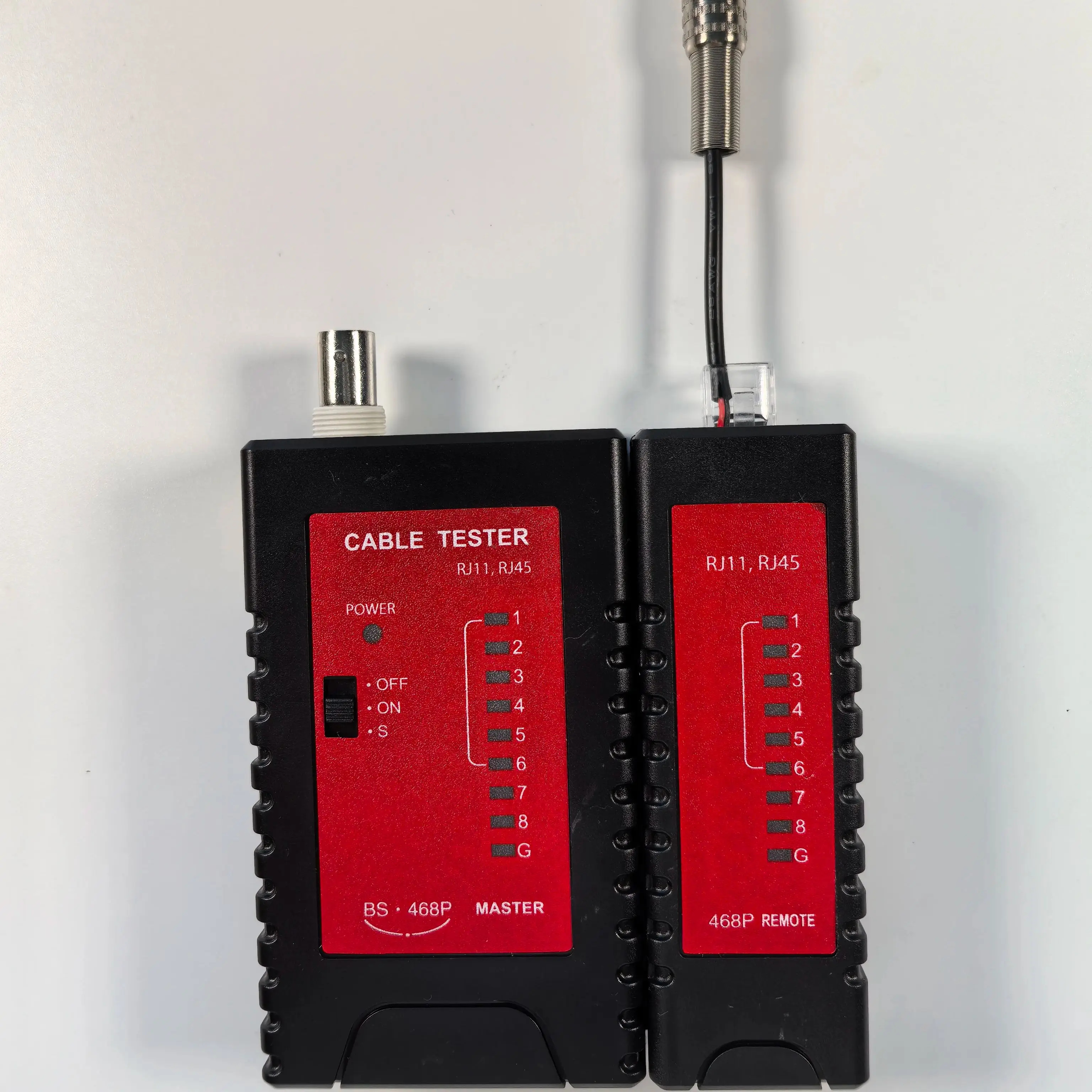 5Pcs High Performance RJ45/RJ11 Network Cable Tester for LAN Test and BNC Test