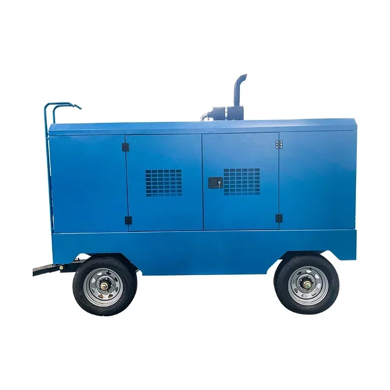 Screw Diesel Air Compressor Air Compressor Diesel Portable Mining Air Compressor Diesel with wheels