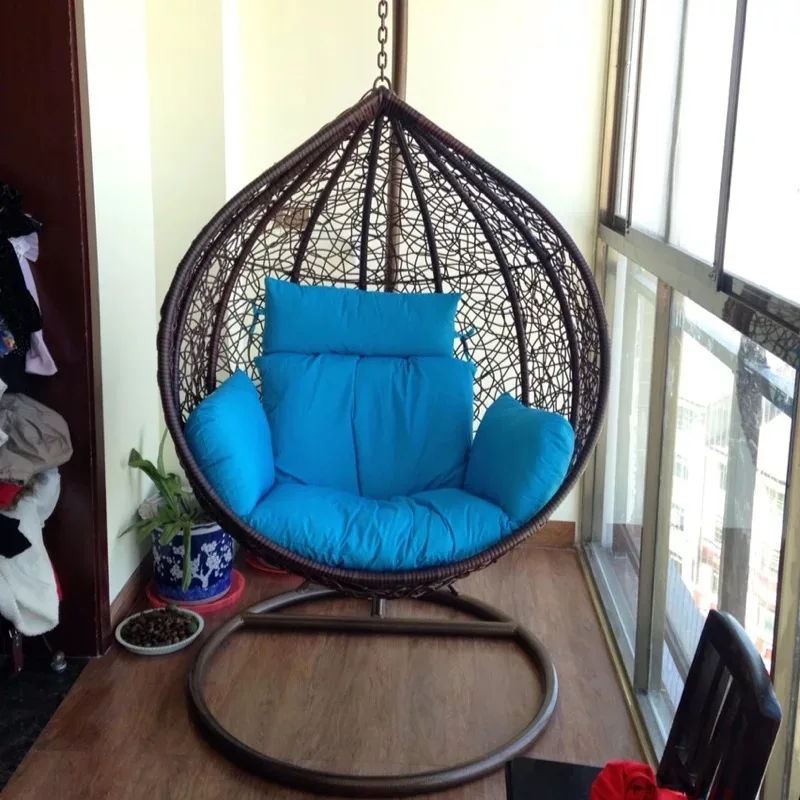 Iron bird nest hanging chair chlorophytum comosum rattan chair hanging basket swing outdoor indoor balcony new lazy hammock