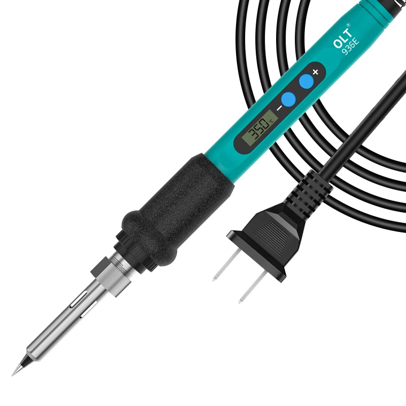 OLT Mini portable soldering iron Digital Temp Adjustable Welding Repair Tools EU plug 220V US plug 110V