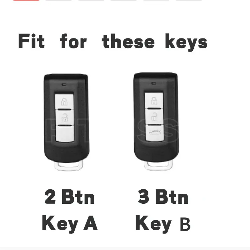 TPU Car Remote Key Case Cover Shell For Mitsubishi Outlander ASX Pajero LANCER Sport Eclipse Cross Protective Fob Accessories