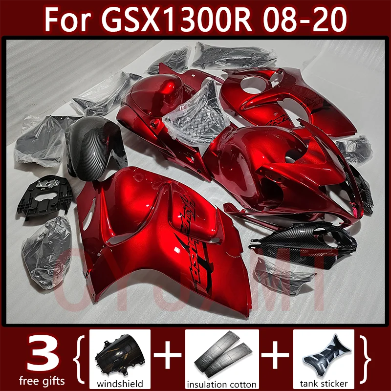 Carbon Fibre Motorcycle Fairings Kit for SUZUKI GSXR 1300 CC 2008-2020 Fairing Parts gsxr1300 08-20 Bodyframe Plastic Tank Cover