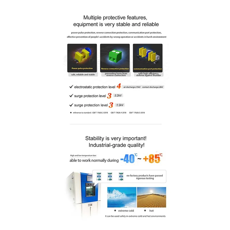 Superior MA01-AACX2220 RS485 2DI+2AI+2DO Modbus RTU I/O Network Modules With Serial Port For PLC/Touch Display 2 Switch Output
