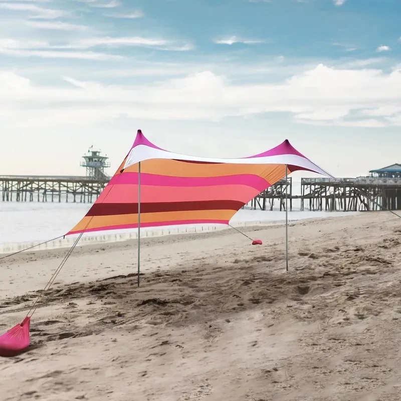 Traveler Leica Tianmu Foreign Trade Export Beach Tent Sunshade, Cooling, UV Protection Outdoor Beach Camping