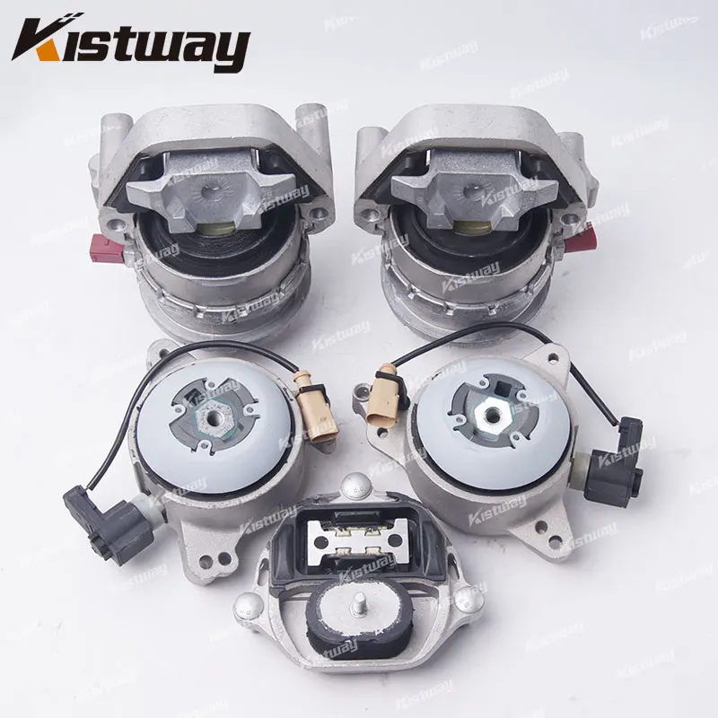 

5PCS Good Transmission Engine Mount Kit For Audi A6 S6 RS6 A7 RS7 A8 D4 S8 4.0T 4H0199255T 4H0199256T 4H0399151AT 4H0399152AT