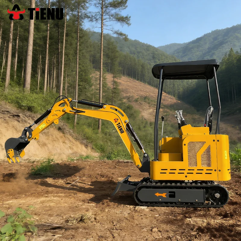Professional Grade Compact Excavator Small Excavator for Landscaping and Construction Brand New Compact Excavator