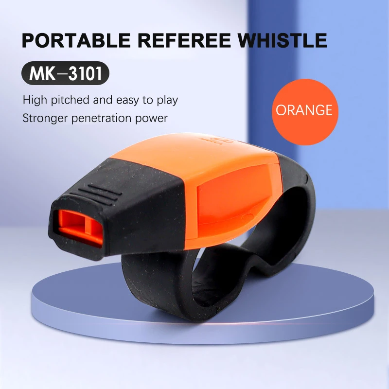 High Frequency Whistle Football Referee Blows The Whistle Professional Sports Survival Plastic Whistle Sports Referee Whistle