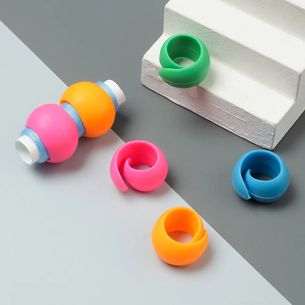 

48pcs Silicone Spool Holders For Sewing Room, Fall-Off Preventing Yarn Coil Stand, Embroidery Thread Rack, Diy Craft Thread