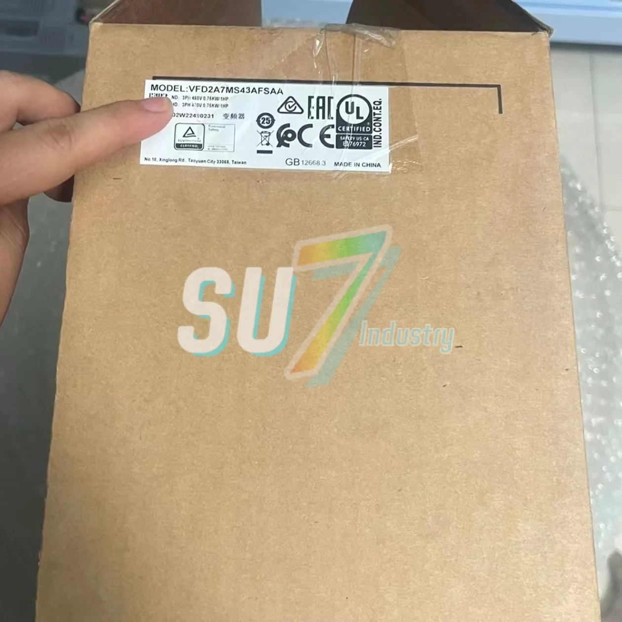 VFD2A7MS43AFSAA VFD2A7MS43ANSAA محول التردد الأصلي الجديد