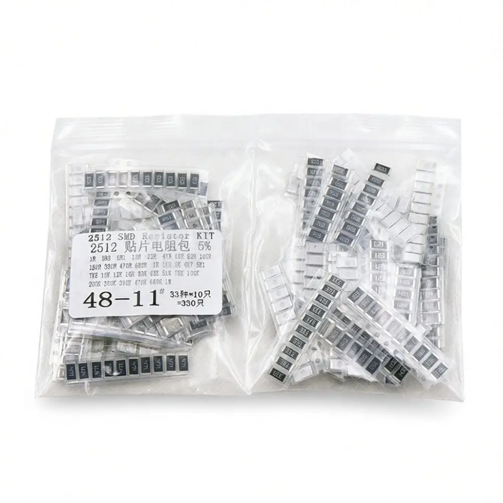 Surface Mount Resistor Assortment 2512 Package Set High Power Electronic Component Kit For Circuit Prototyping Testing