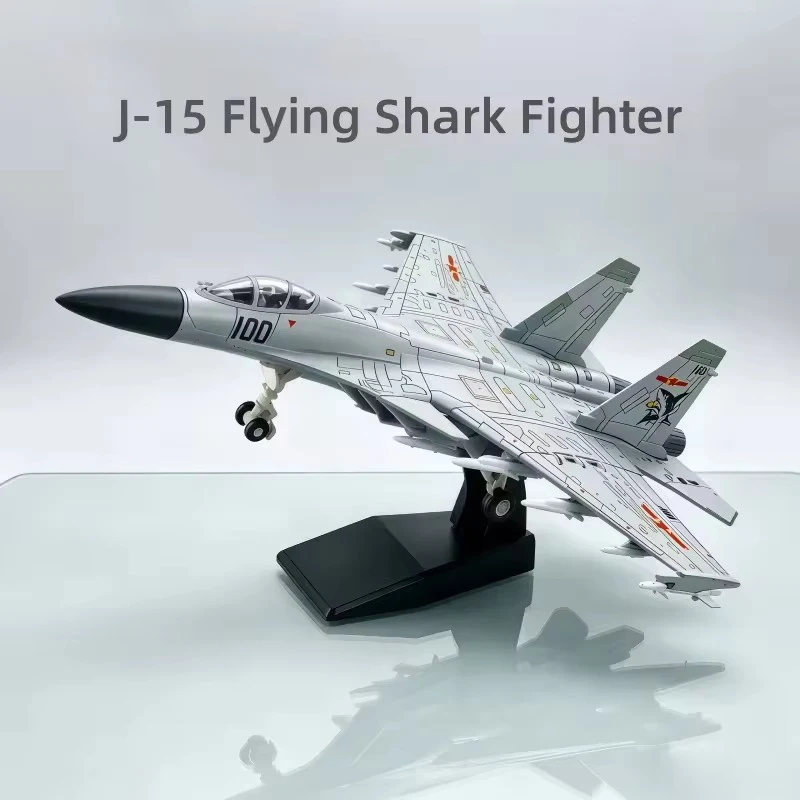 J-15 Flying Shark Fighter Model Mini Military Aircraft Ornament Home Desktop Decor Aviation Collectible Display Gift