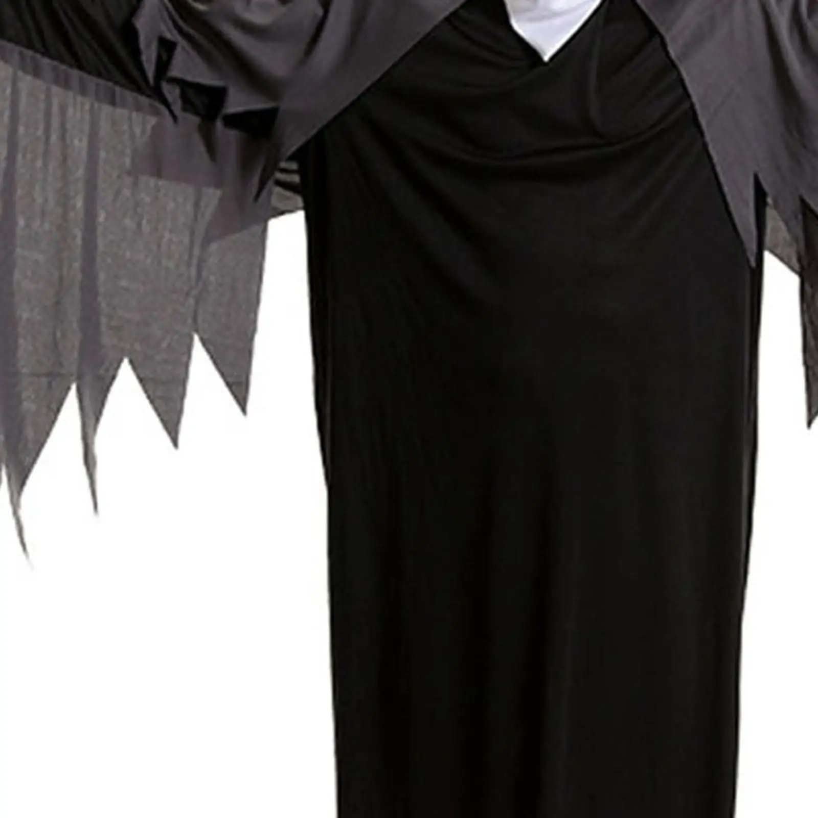 Halloween Grim Ghost Costume Dress up Apparel Cosplay Outfit Death Costume for Carnival Ghost Festival Party Stage Performance