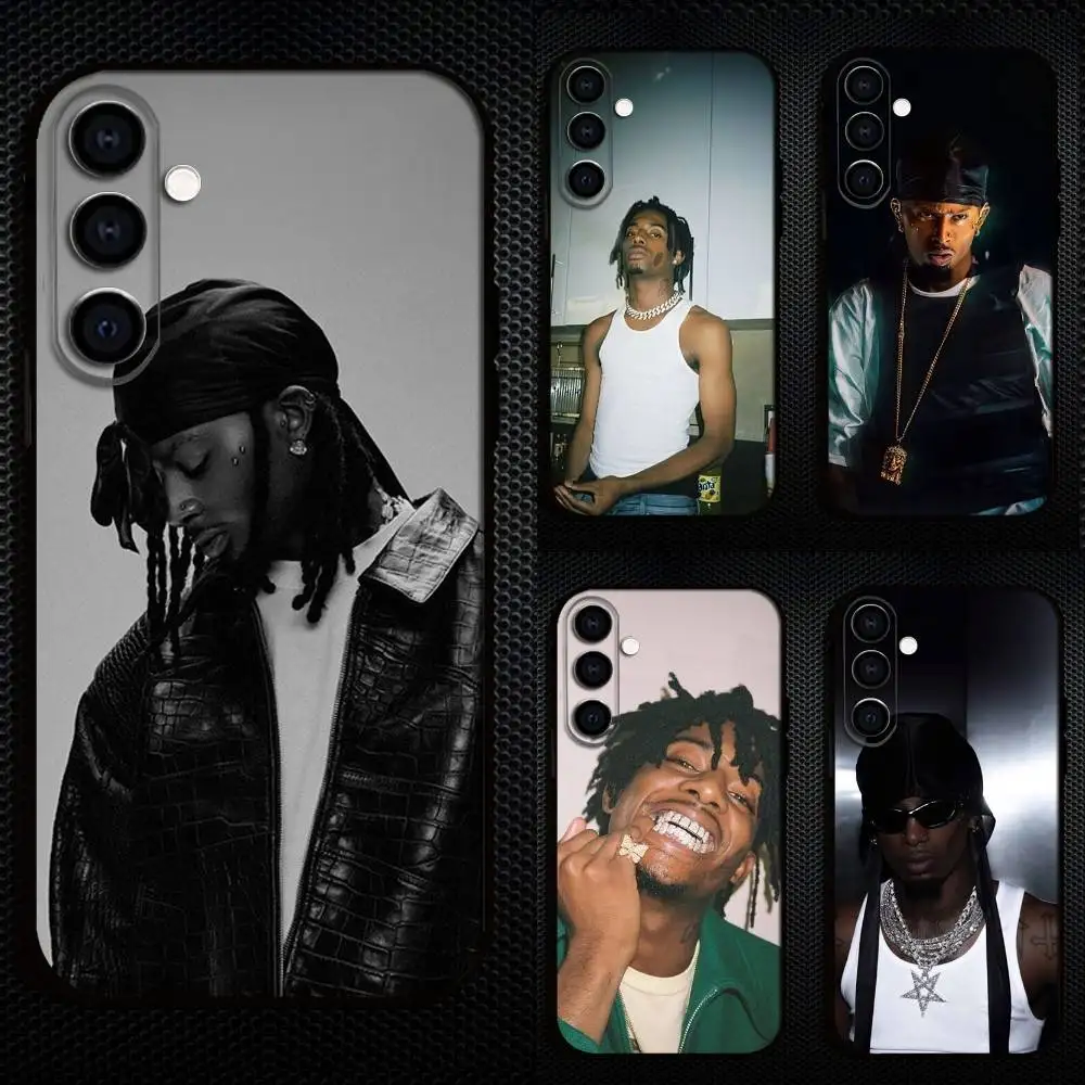 

Rapper P-Playboi C-Carti Phone Case For Samsung Galaxy A73,A72,A71,A70,A53,A52,A51,Others Soft Black Cover