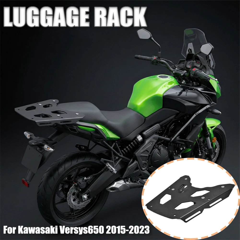 

Задний багажник для мотоцикла Kawasaki Versys 650 2015-2023 из углеродистой стали, кронштейн для перевозки грузов