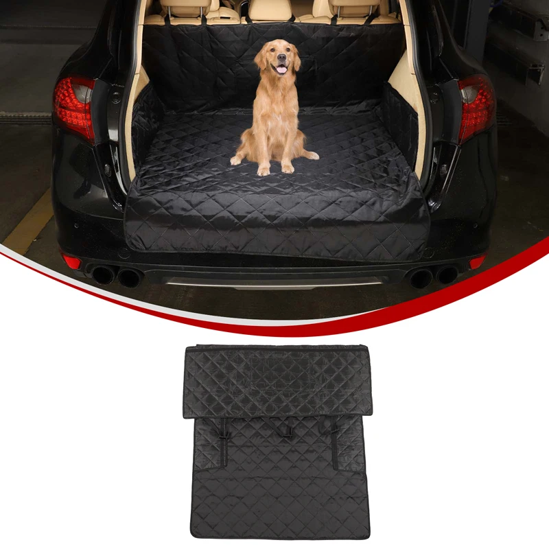 

For Porsche Cayenne 2008-2016 Oxford Cloth Black Car Trunk Pet Anti-dirty Pad Transport Pad Car Accessories