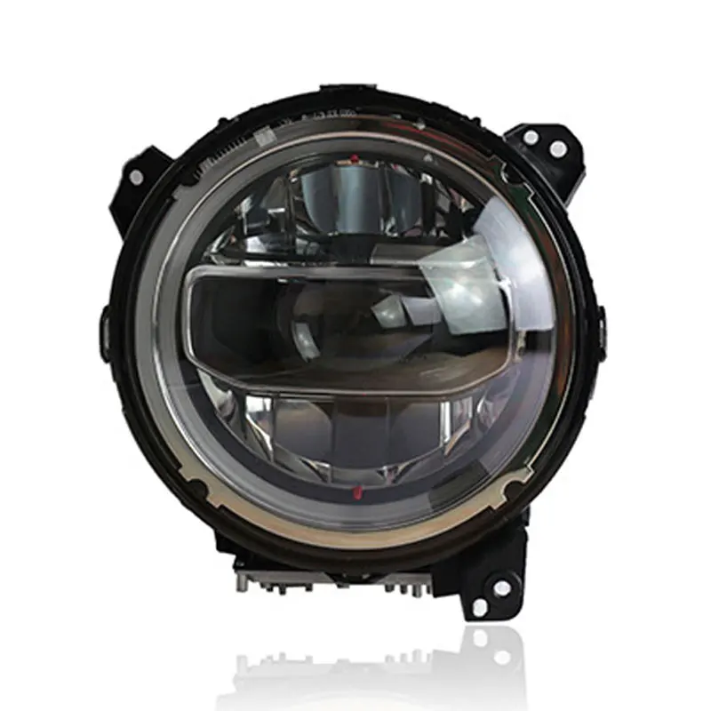 9Inch Round Led Headlights For Jeep Wrangler JL Gladiator JT 2018-2023 Accessories Modified White DRL Amber Turn Signal HeadLamp