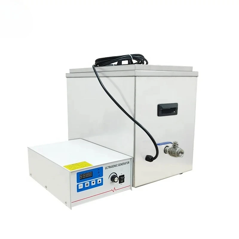 38L Ultrasonic Cleaner, Commercial Industrial Single Tank Cleaning Machine with Basket, 304 Stainless Steel for Lab, Store, Work