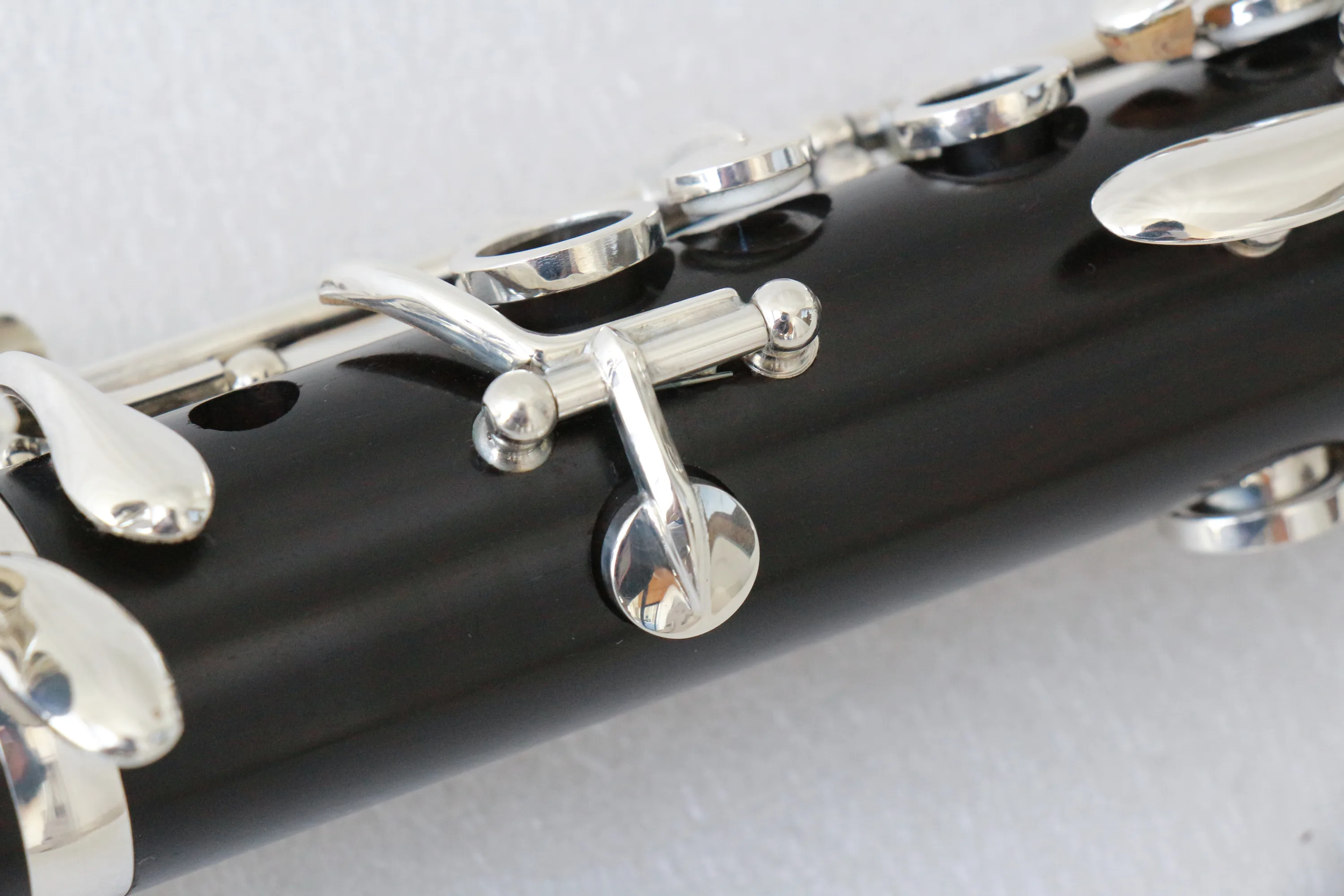 18 Keys 6 Rings Boehm System Bb Clarinet Ebony Body Silver Plated Keys For Band Rehearsal Solo Recital