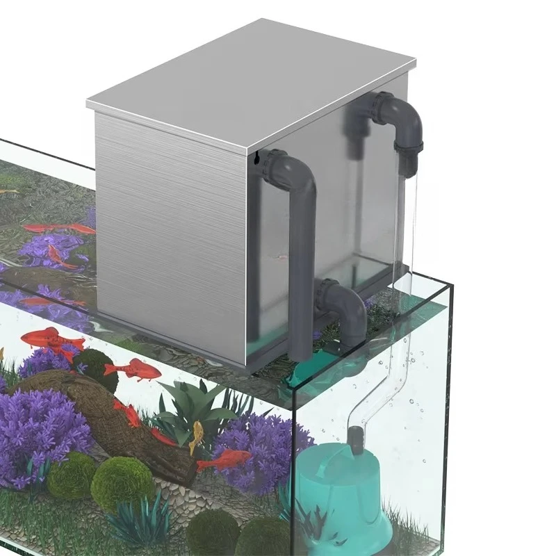 Fish tank filter Circulation tank Turtle tank Aquarium upper filter Water purification filter