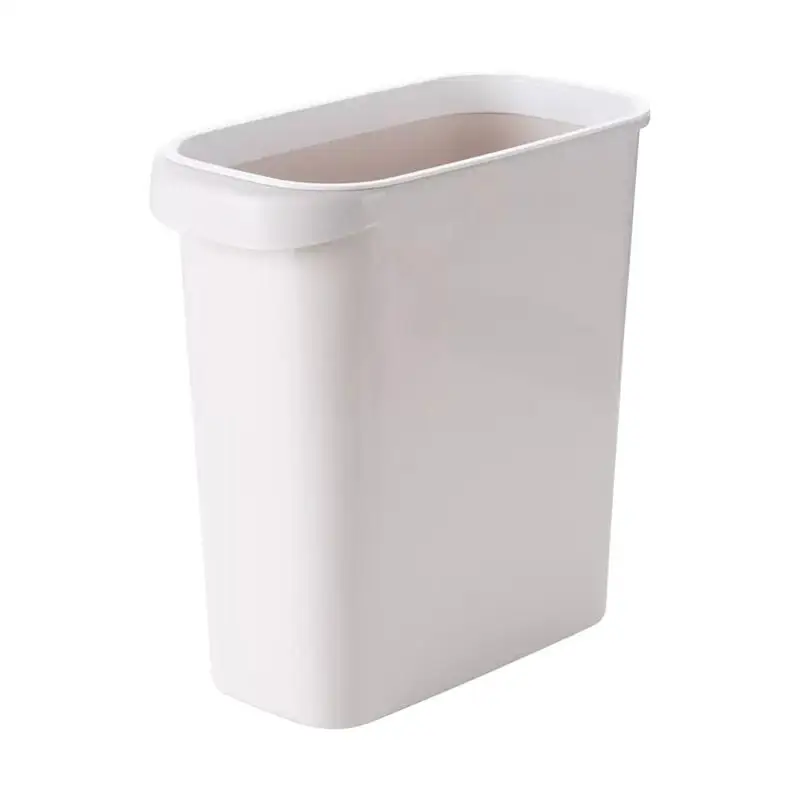 Narrow Garbage Can Rubbish Bin Thin Trash Can Open Top Garbage Container Bin Bathroom Trash Bin Decorative Trash Bin Wastebasket