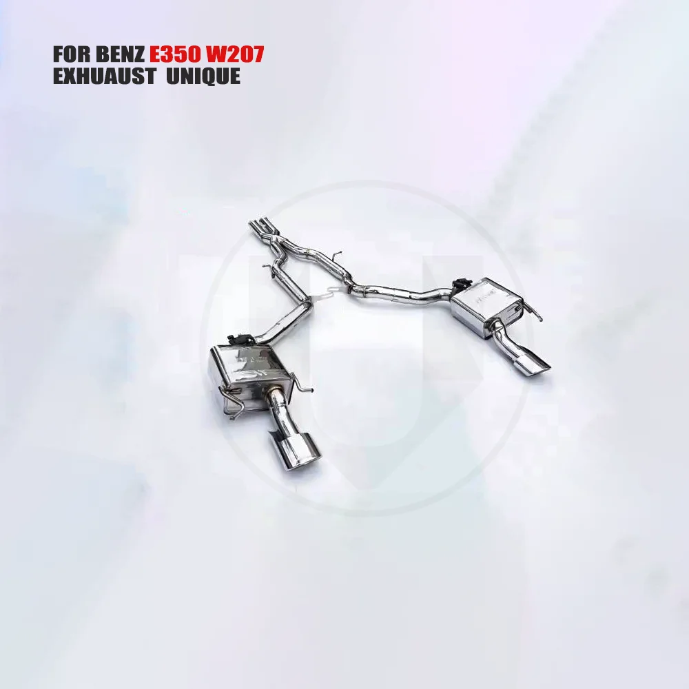 UNIQUE Stainless Steel Exhaust System Performance Catback is Suitable for Mercedes-Benz  E350 W207 Car Muffler