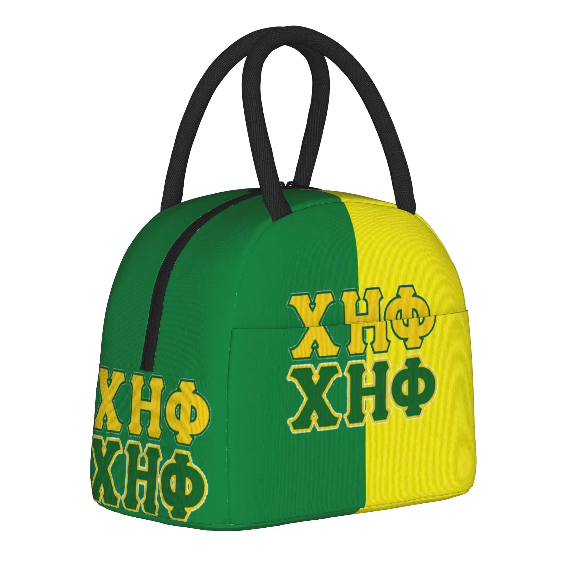 CHI ETA PHI Sorority Nurse 1932 Lunch Bag For Men  Print Lunch Box Fun Travel Cooler Bag Convenient Waterproof Tote Food Bags
