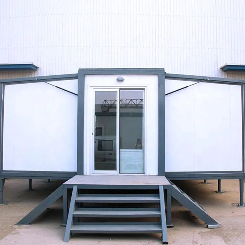 75Mm Sandwich Panel Container House 20Ft 40Ft Prefab Luxury Villa Prefabricated Tiny Home Expandable Container House 2 Bedrooms