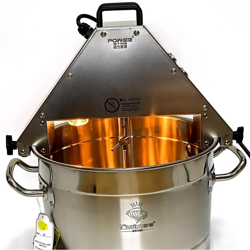 Mezclador eléctrico de salsa y mermelada, mezclador de cocina, olla de cocina de 10L, máquina para freír, Wok para uso doméstico comercial