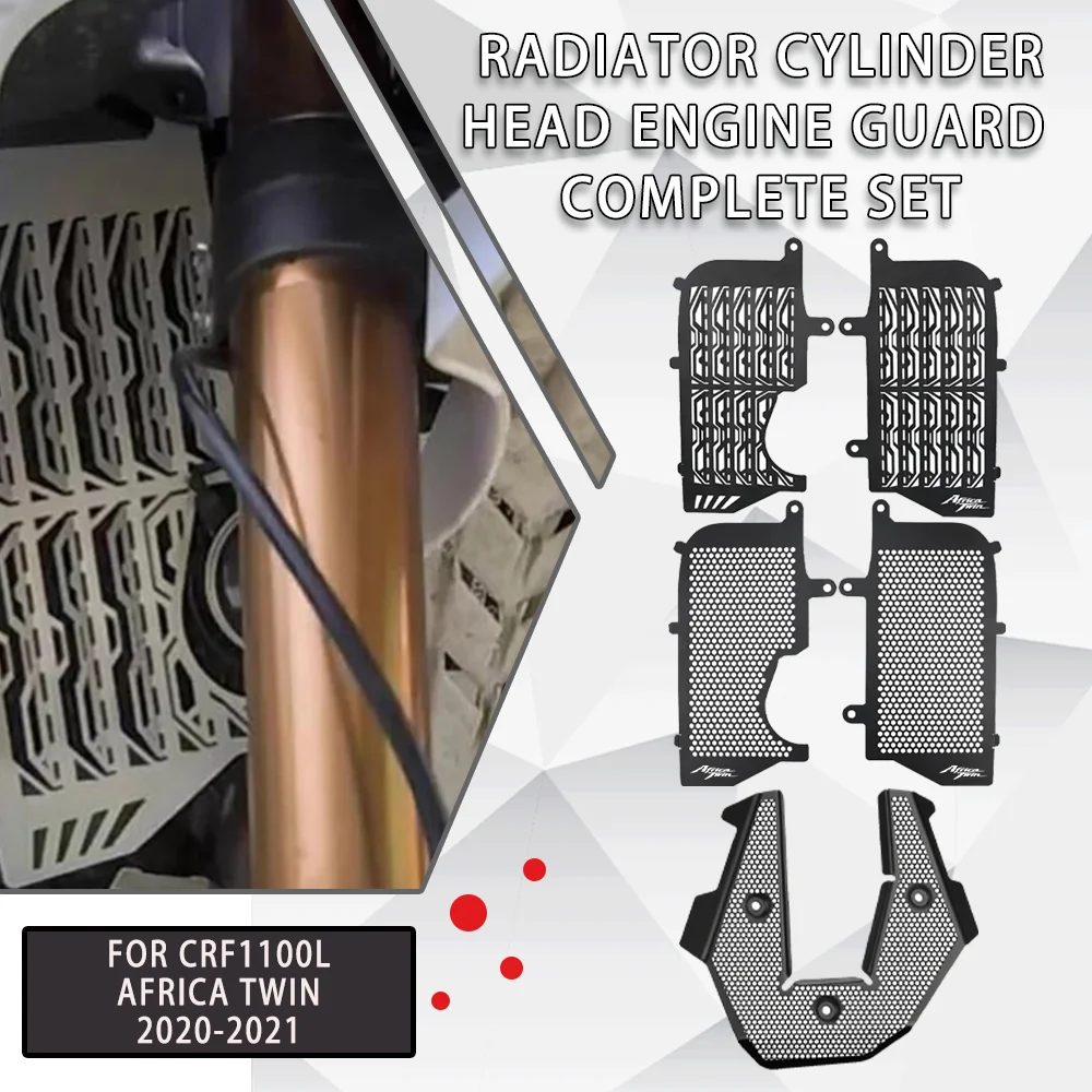 

2024 2023 CRF 1100 L Radiator Grille Guard Cover For Honda CRF1100L CRF1100 CRF 1100L Africa Twin ADV Adventure Sports 2020-2022