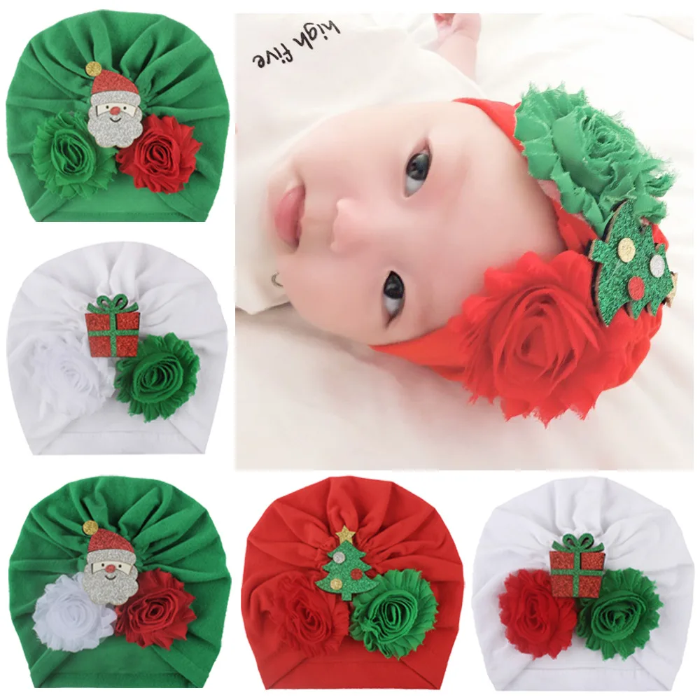 Christmas Cartoon Hat Children Baby Santa Hat Xmas Holiday Hat For Christmas Festive Party New Year Gift Decor Soft Plush Caps