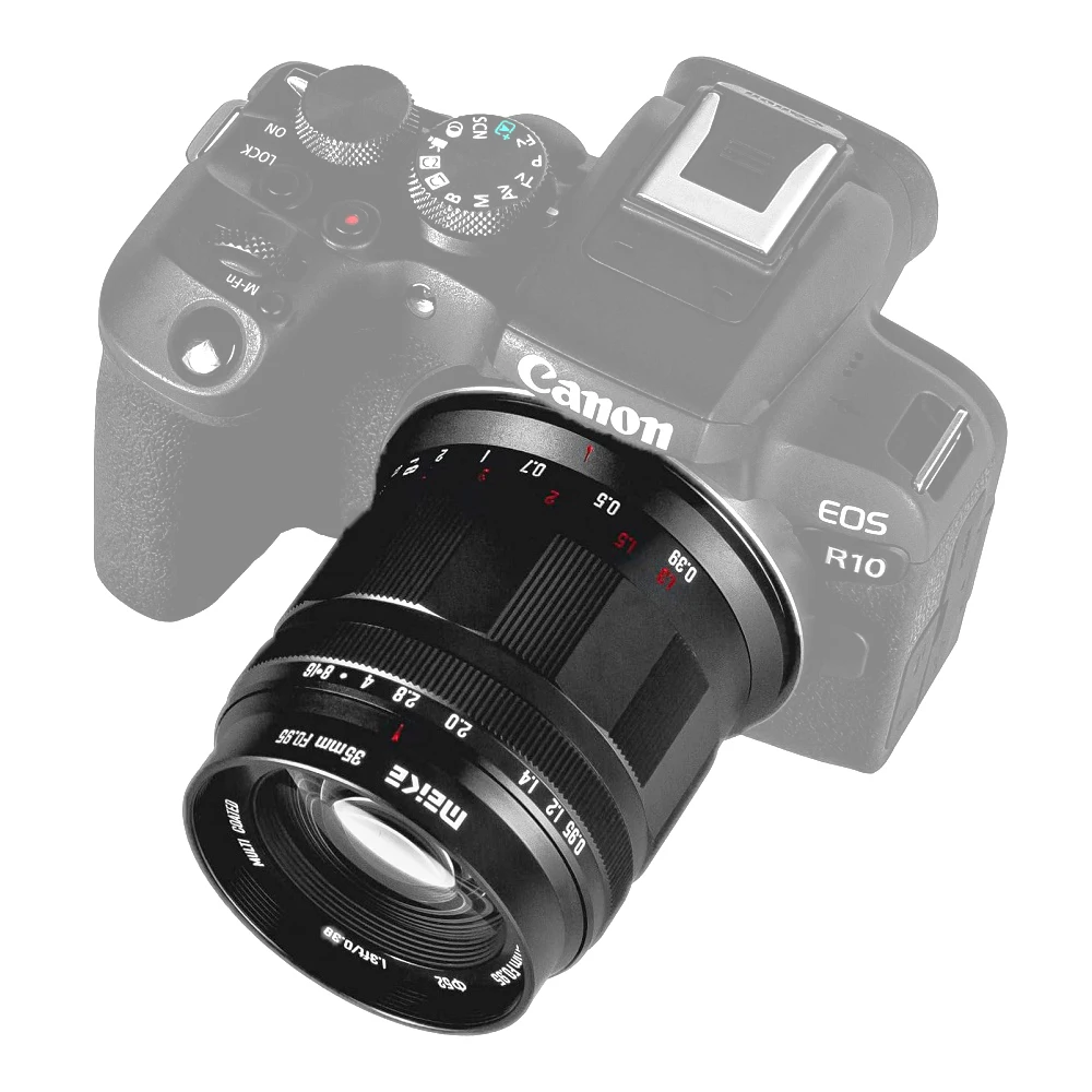 Meike 35mm f0.95 RF-Mount Large Aperture Manual Focus APS-C Lens for Canon EOS-R EOS-RP R5 R5C R6 R7 R10 R5II R8 R50 R6II R6III