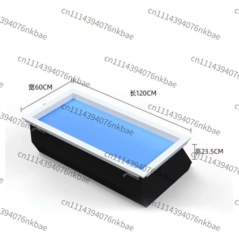 Recessed Smart LED Skylight Ceiling Panel Light, Acrylic Natural Blue Sky Effect for Kitchen Bathroom Entryway Home Decor