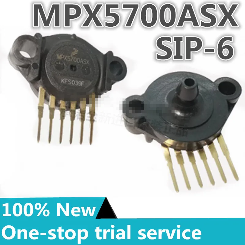 2-50pcs %New  MPX5700ASX SIP6 2.18PSI ~ 101.53PSI (15kPa ~ 700kPa) 406.11PSI (2800kPa) sensor, transmitter Pressure sensor