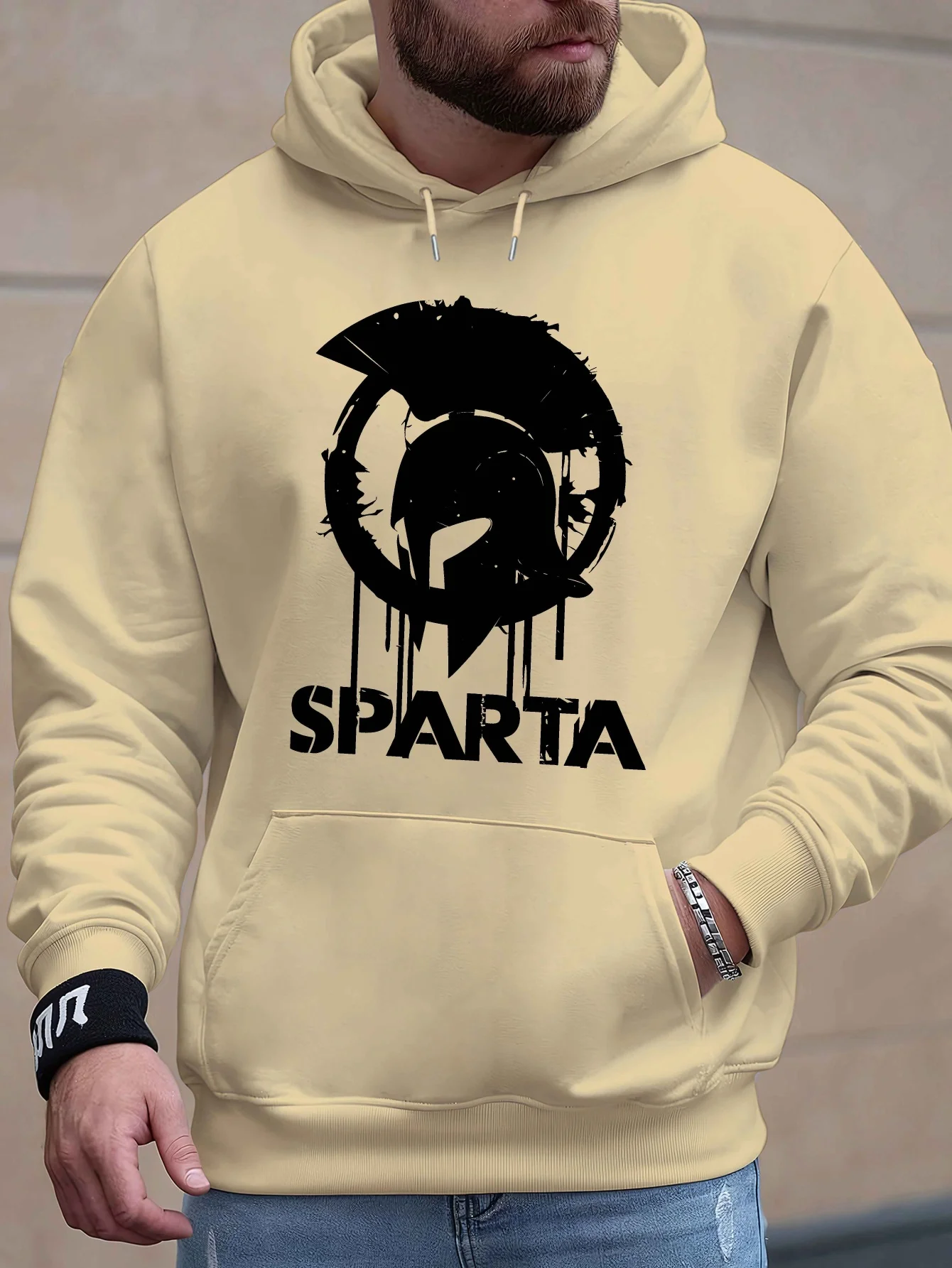 بلوزات بشعار Spartan Warrior للرجال والنساء، ملابس رياضية، سترات رياضية غير رسمية عالية الجودة، ملابس شارع هاراجوكو #4