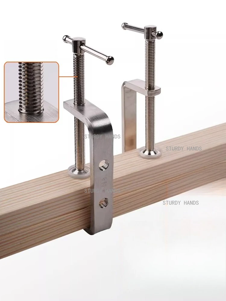 

1pc Fixed fixture G-shaped clamp Tightening force Woodworking clip pressing plate mold