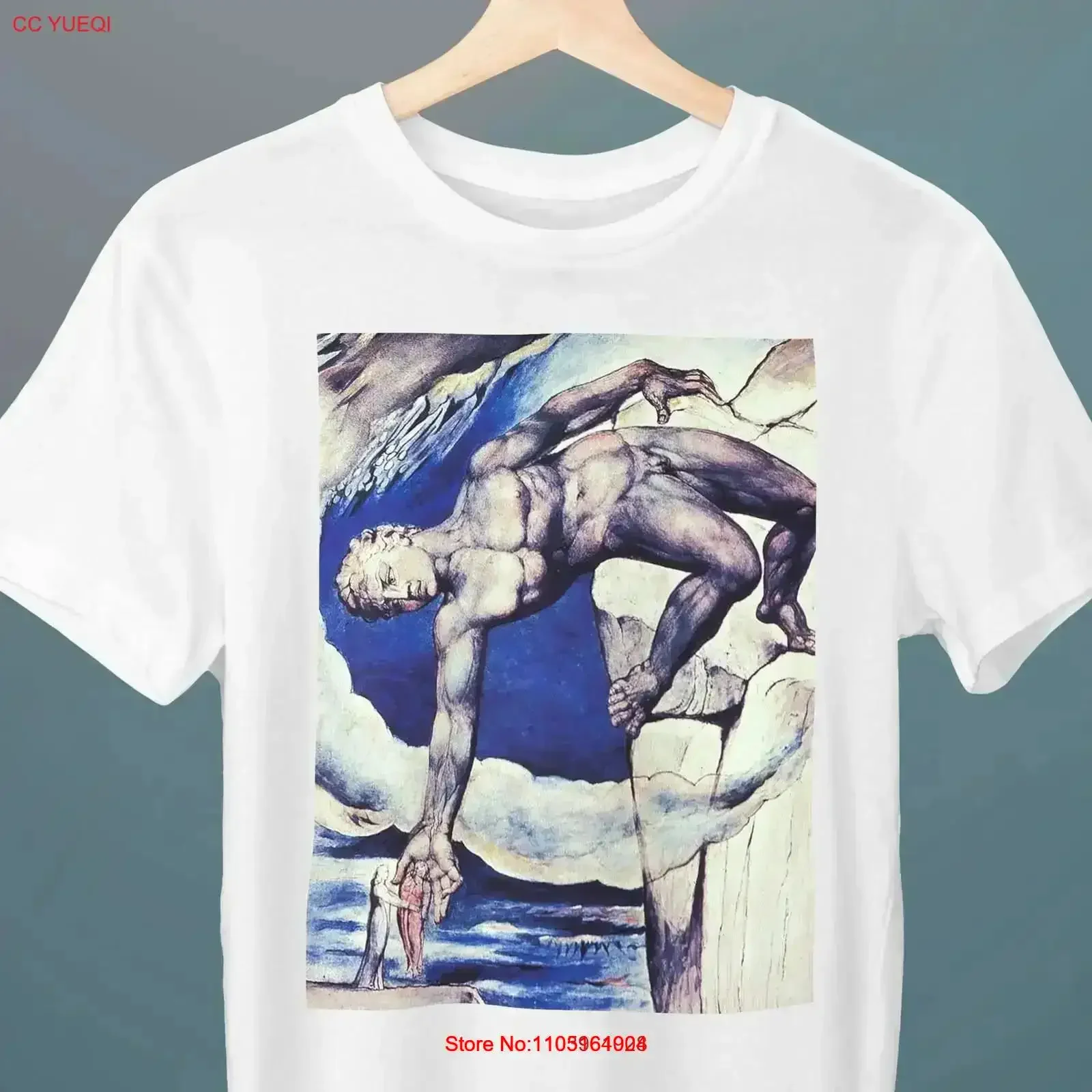 

Футболка Antaeus Setting Down Dante and Vergil William Blake Painting Art for Her Him Lover, винтажная стильная винтажная одежда