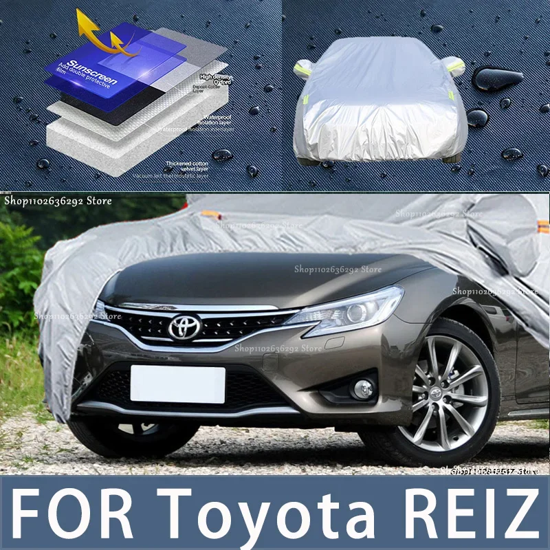 

For Toyota RZIZ Outdoor Protection Full Car Covers Snow Cover Sunshade Waterproof Dustproof Exterior Car accessories