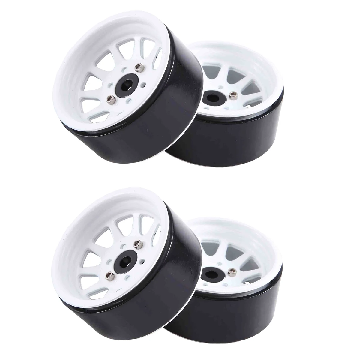 

AINY 4 шт. диски из металлического сплава 1,9 с замком для 1:10 RC Crawler Axial SCX10 AXI03007 90046 TRX4 Redcat GEN8 (белые)
