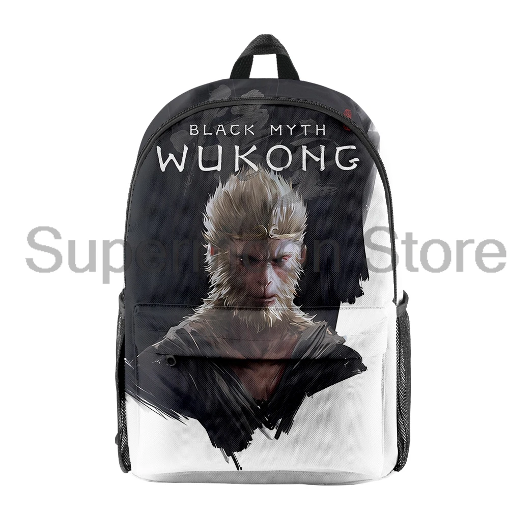 Sac à dos Black Myth Wukong pour hommes et femmes, sac à dos de voyage unisexe, sac à dos Harajuku, sac à dos Merch Game, 2024