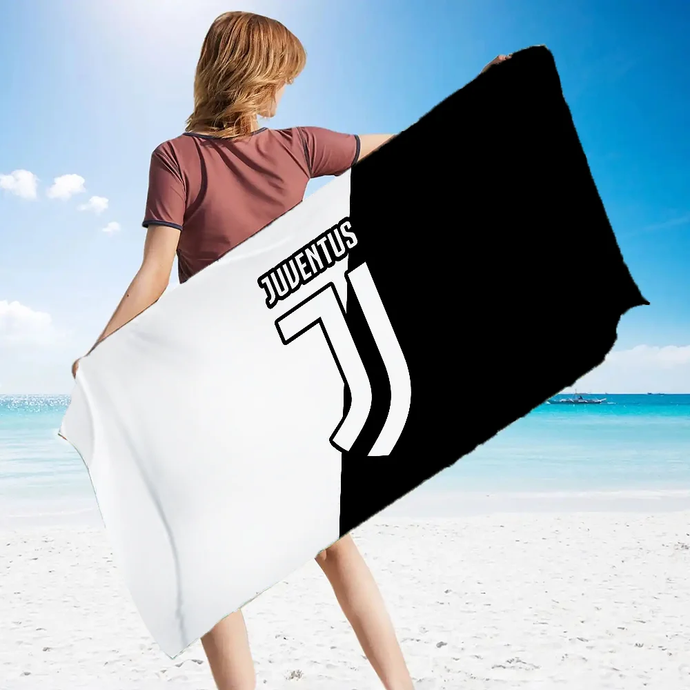 J-Juventus F.C ZebraS Quick Drying Towel Camping Beach Home Fast Dry Towel for Fitness Microfiber Sauna Cloth Absorbent Portable