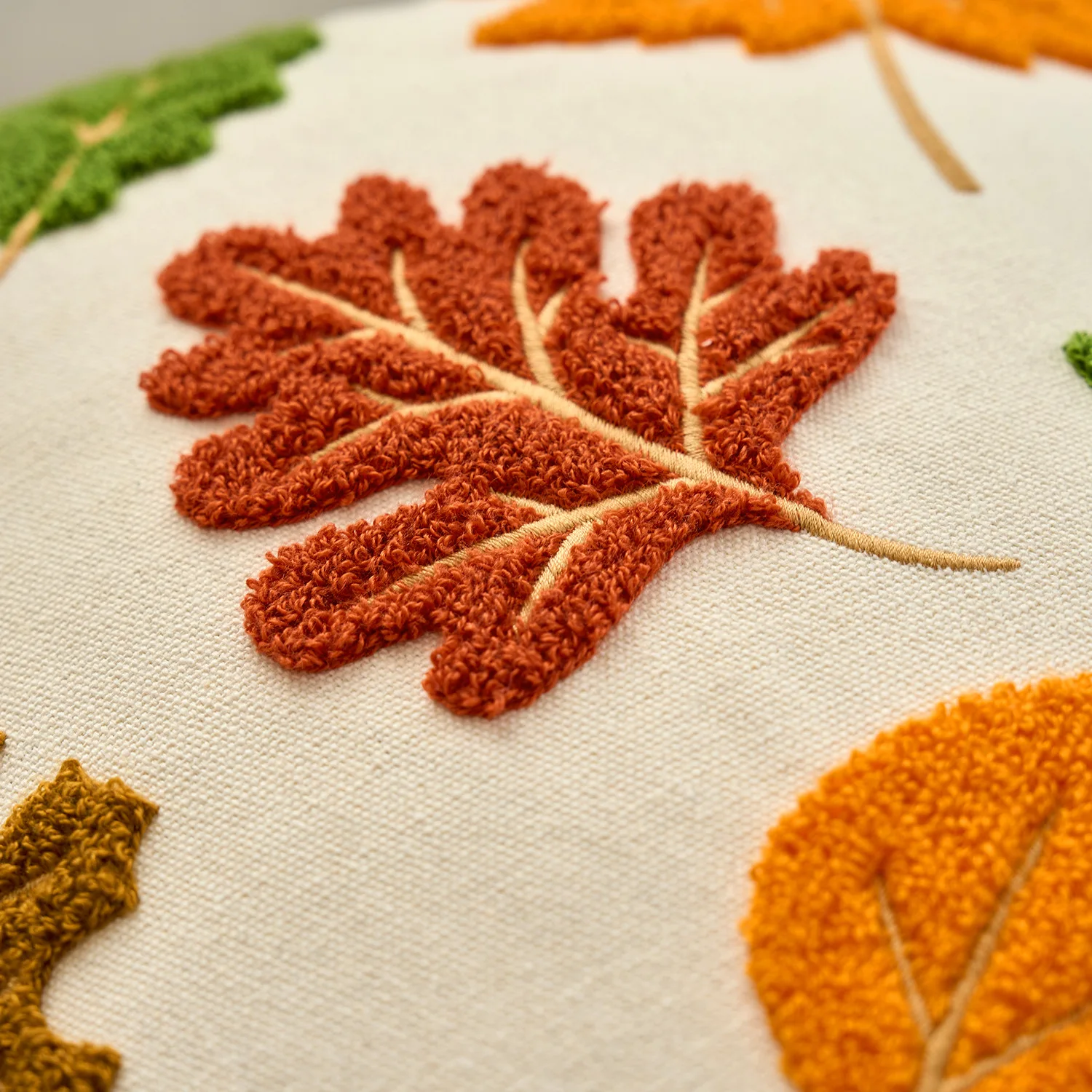 Thanksgiving Ahorn-Kürbis-Dekokissenbezug Cojines Halloween Quadratischer Kissenbezug Kopfteil-Kissenbezüge 30x50/45x45cm – Detail 6